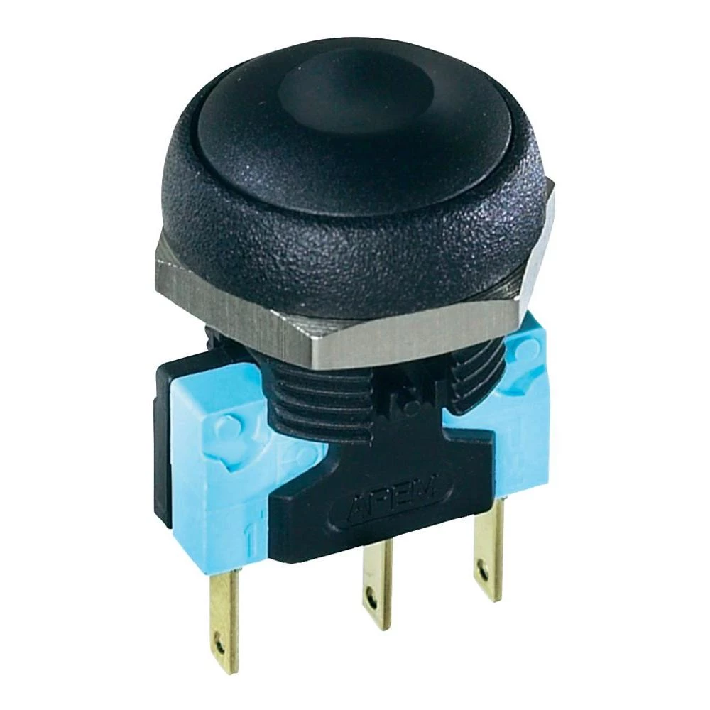 APEM IRR3S432-Potisna tipka, 48 V/DC, 0.2A, 1 x isključeno/(uključeno), IP67, ti slika