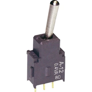 NKK Switches A12AP-Preklopni prekidač, 28 V DC, /AC, 0.1A, 1 x uključeno/uključe slika