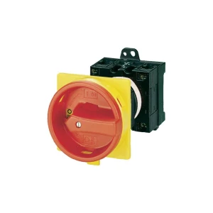 Eaton T0-2-1/V/SVB-Odmični prekidač sa zaključavanjem,, 20A, 1x90°, žut, crven, slika