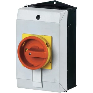 Eaton T5B-4-15682/I4/SVB-Odmični prekidač, 63A, 1x90°, žut, crven, 22kW, 1 komad slika