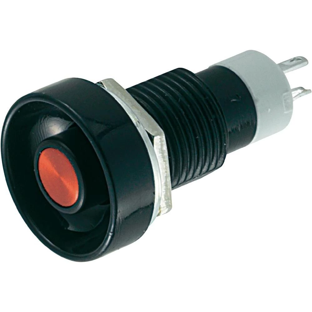 Miyama DS-258-Potisni prekidač, crven, 1 x isključeno/uključeno, 125 V/AC, 3A, z slika