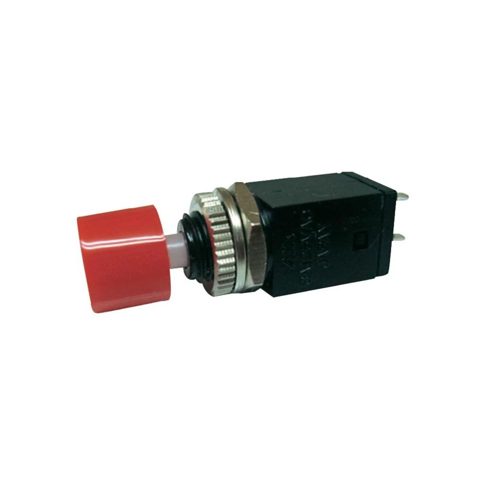 Miyama DS-410-Potisna tipka, crven, 1 x isključeno/(uključeno), 125 V/AC, 3A, ti slika