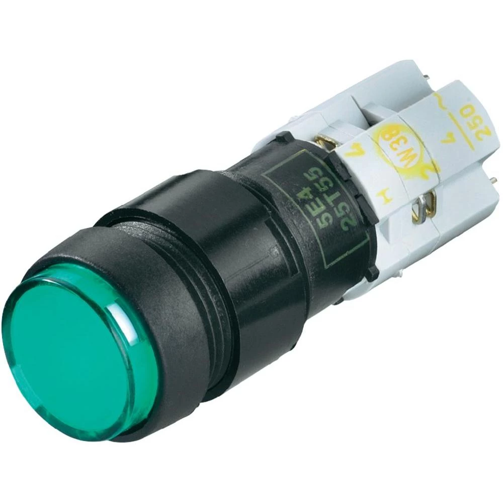 RAFI 9.15108.565/0000-Potisna tipka, crna, 250 V/AC, 4A, IP40, tipkalno, 1 komad slika