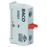 BACO 33S01-Kontaktni element za prazno kućište, 1 x isklopni kontakt, vijčane st