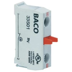 BACO 33S01-Kontaktni element za prazno kućište, 1 x isklopni kontakt, vijčane st slika