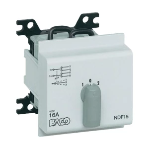 BACO NDF09-Prekidač za razdvajanje, 16A, 2x30°, siv, 1 komad BANDF09 slika
