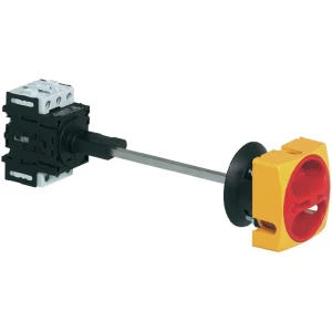 BACO 0165009-Prekidač za razdvajanje sa zaključavanjem, 25A, 1x90°, žut, crven, slika