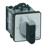 BACO NY11AQ1-Preklopni prekidač za ampermetar, 16A, 2x90°, siv, crn, 1 komad BAN