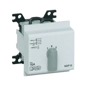 BACO NDF15-Preklopni prekidač, 16A, 2x30°, siv, 1 komad 227705 slika