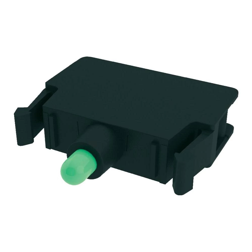 Pizzato Elettrica E2LP1A4V1-LED-element, 12-30 V/DC/AC, 5-15mA, zelen, vijčani p slika