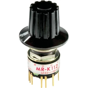 NKK Switches MRK112-A-Vrtljivi prekidač, 125 V/AC, 0.25A, 12 pozicija 1 x 30°, 1 slika