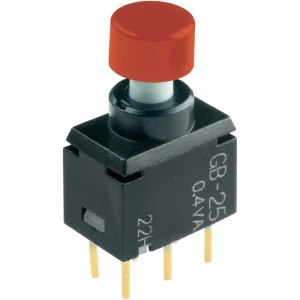 NKK Switches GB25AH-Potisna tipka, mini, 28V DC/AC, 0.1 A, 2 x uključeno(uključe slika