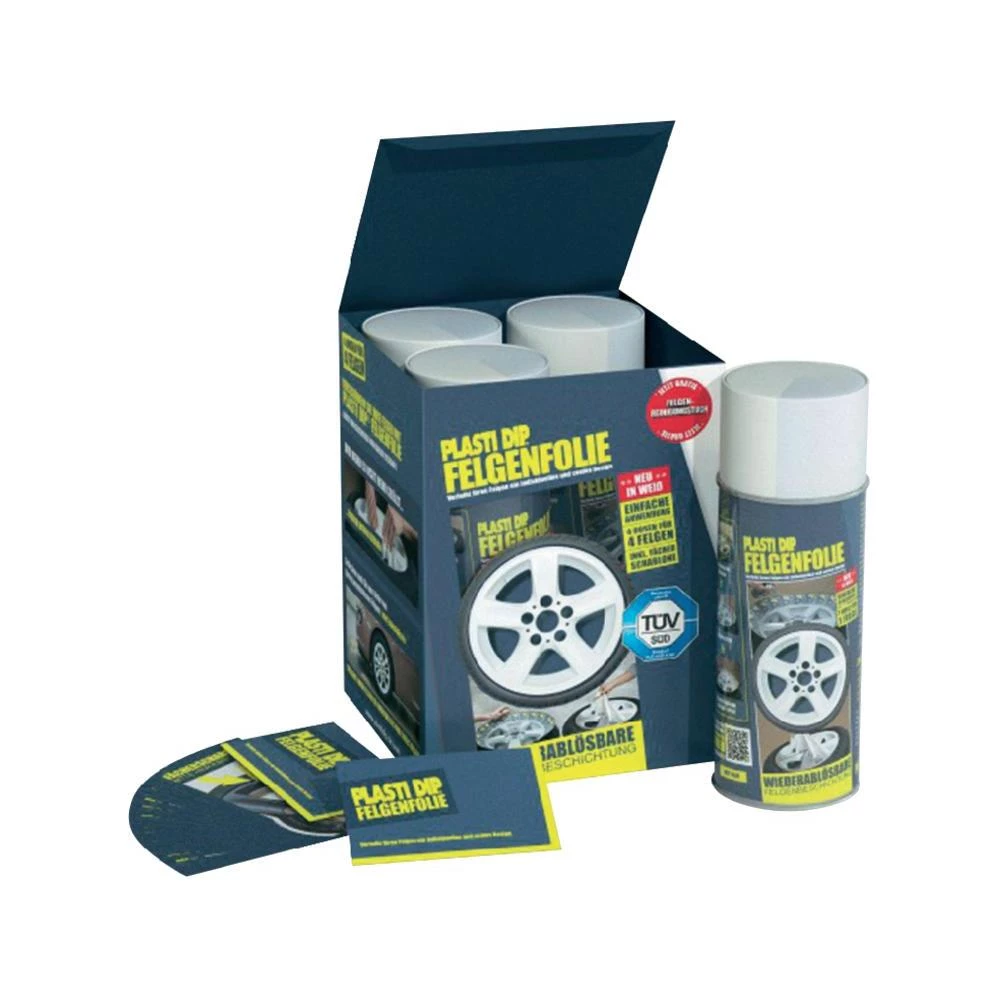 Folija za naplatke PlastiDip 61001402, mat bijele boje, 1 paket slika