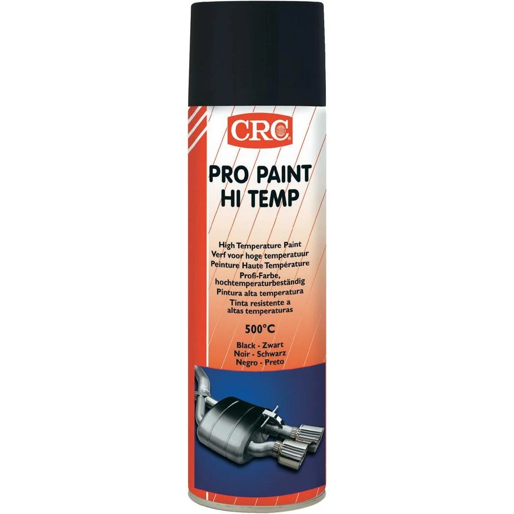 Sprej za ispuh CRC 32216 Pro Paint, crne boje, sadržaj: 500ml slika