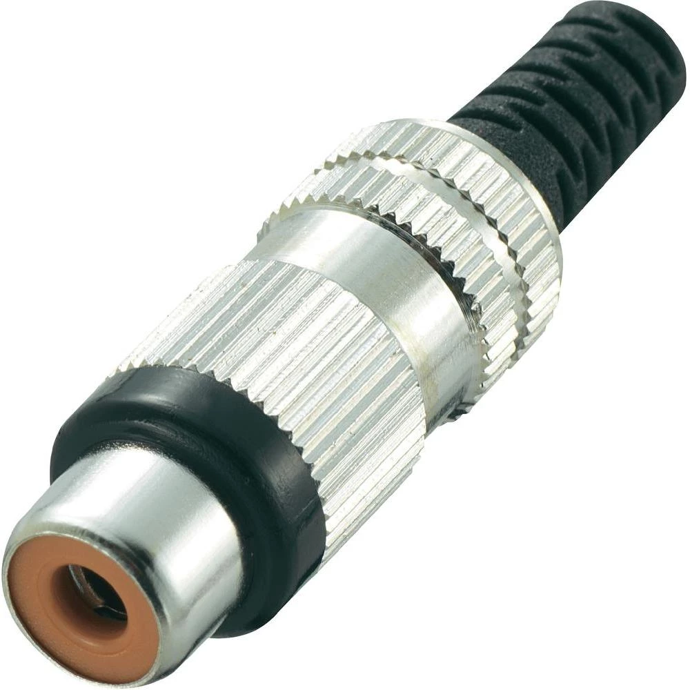 inč konektor, ženski, ravni kontakti, broj polova: 2 crven, 1 komad slika