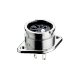 Lumberg 0107 05-Kružni DIN konektor s prirubnicom, ravni kontakti, broj polova: