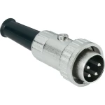 BKL Electronic 0202003-Okrugli utikač DIN, ravni kontakti, broj polova: 5, srebr