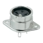 BKL Electronic 0202018-Kružni DIN konektor, prirubnični, ravni kontakti, broj po