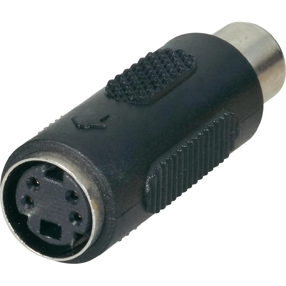 BKL Electronic 0204500-Činč adapter, činč ženski/mini DIN ženski, 1 komad slika