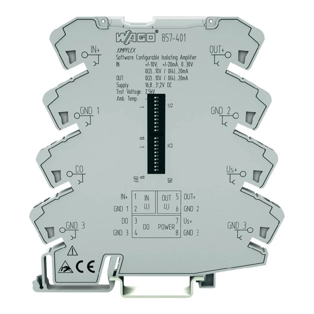WAGO 857-401-Izolacijski pojačivač, konfiguriran za digitalni izlaz, 1 komad slika