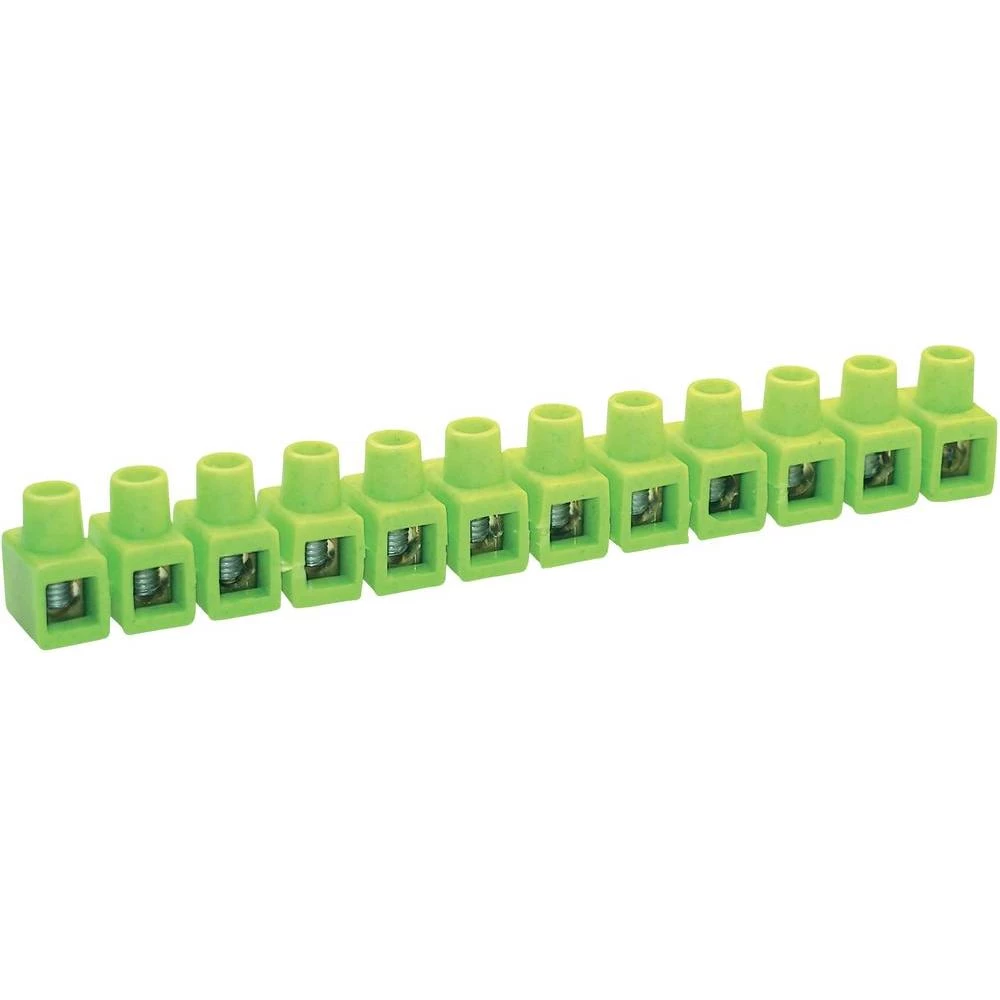 Stezaljka za svjetiljke Kaiser, poprečni prorez: 2,5-6 mm2,16 A, zeleno-žuta 663 slika