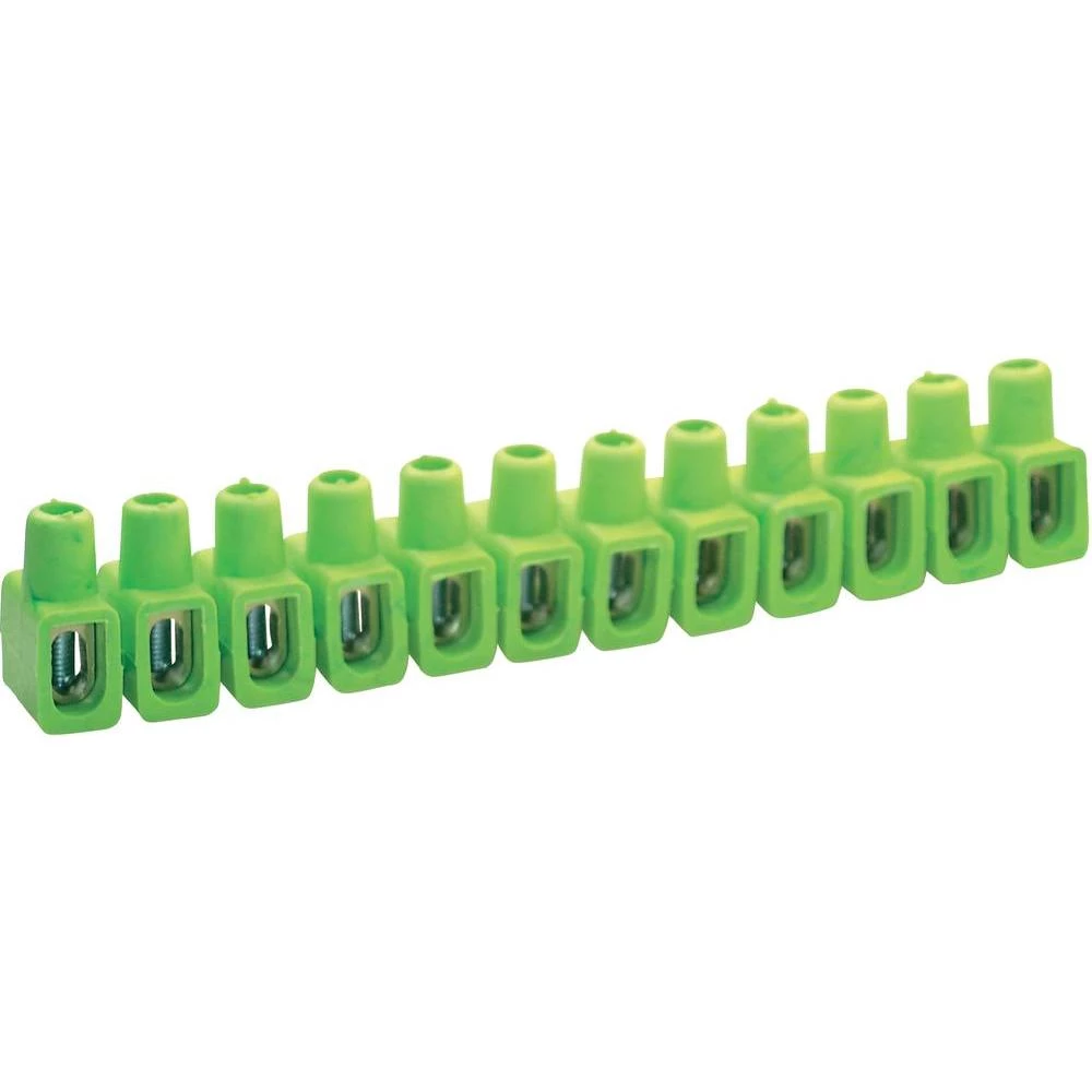 Stezaljka za svjetiljke Kaiser, poprečni prorez: 4-10 mm2, 16 A, zeleno-žuta 610 slika