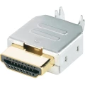BKL Electronic 905004-Konektor HDMI, muški, broj polova za horizontalnu montažu: slika