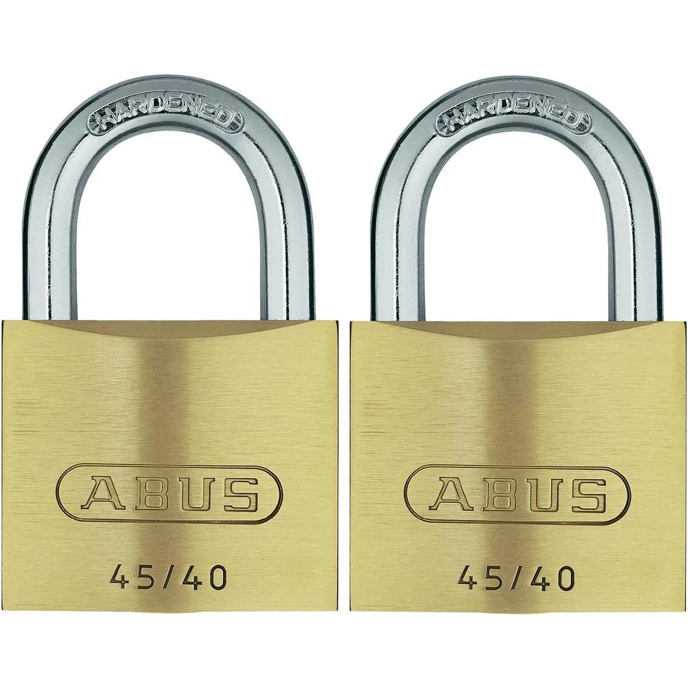 Lokot Abus 45/40, mesingani, sistim ključevima, 2 komada slika