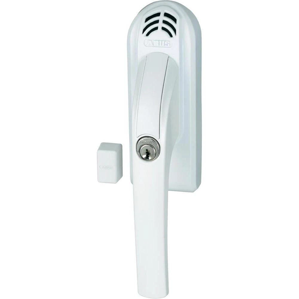 Prozorska ručka s funkcijom alarma i bravom Abus ABFG68022,bijela, DIN, desna, 110 dB A slika