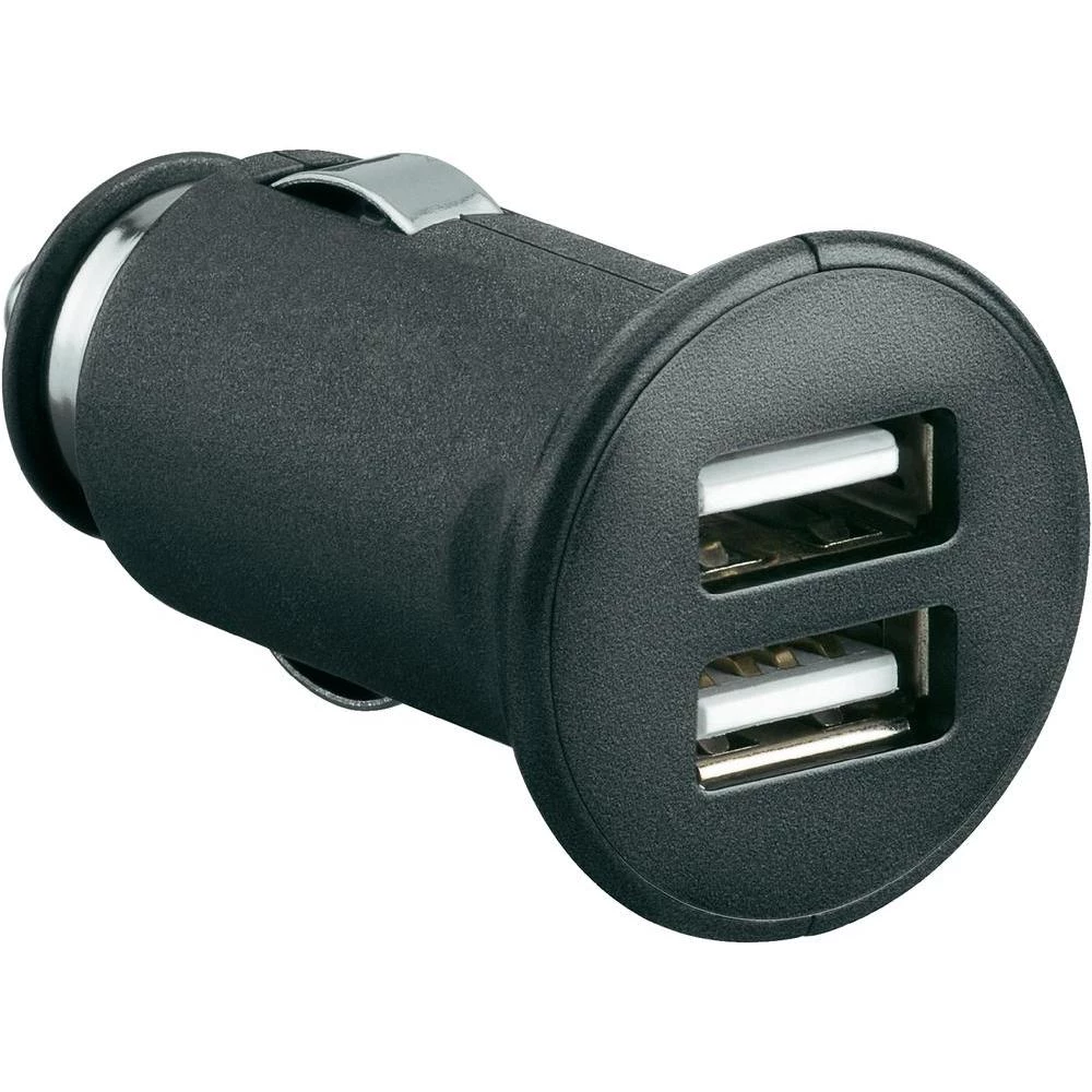 Goobay punjač za motorna vozila 12V 2xUSB u mini formatu 43184 slika