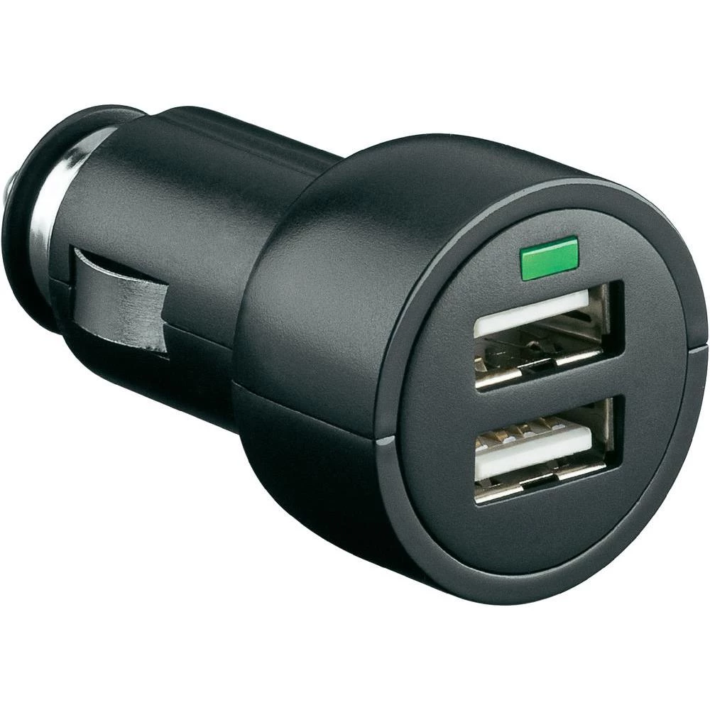 Goobay punjač za motorna vozila 12V 2xUSB u mini formatu 63518 slika