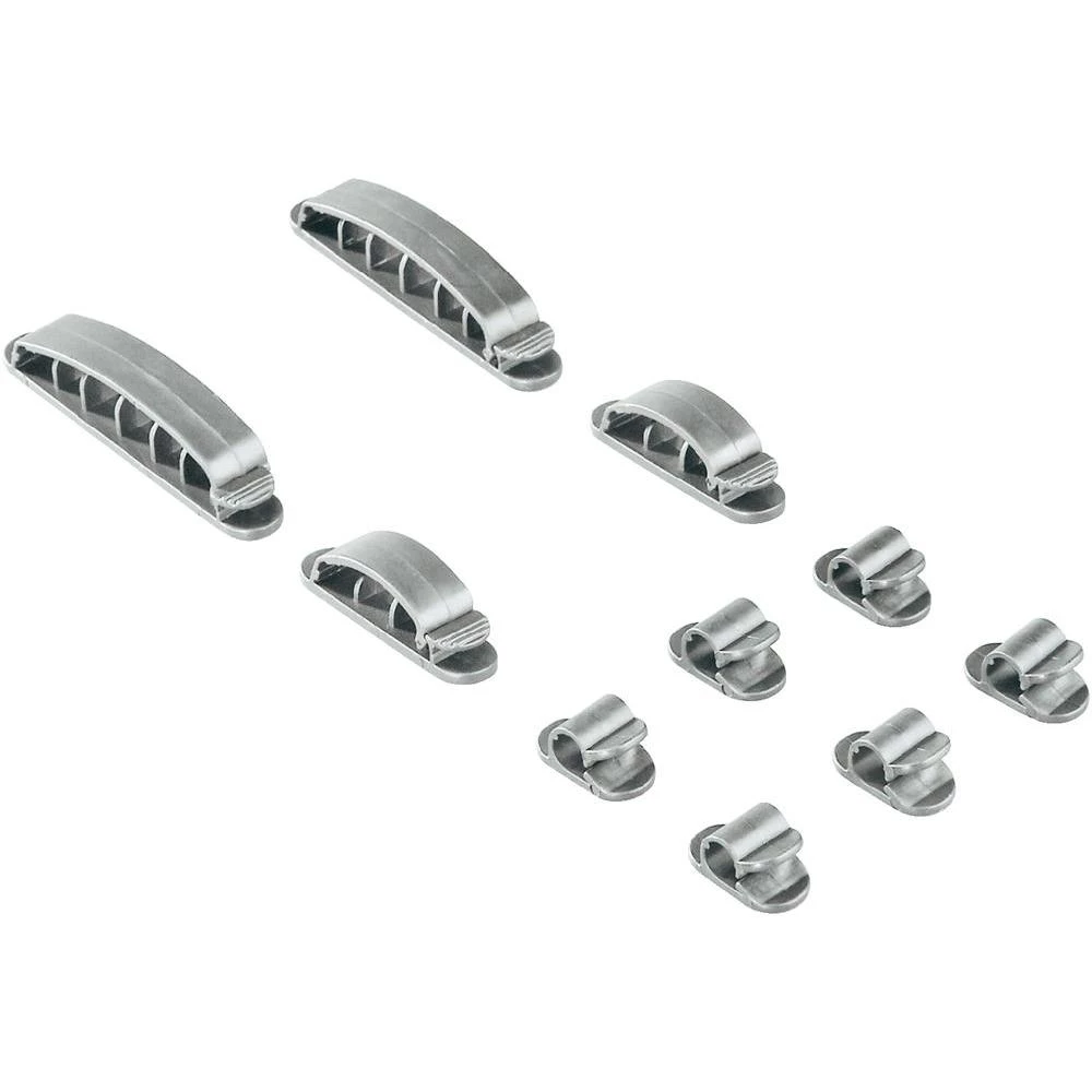 Spojka za pritvrđivanje kabela Hama Easy Clip, crna, 10 komada slika