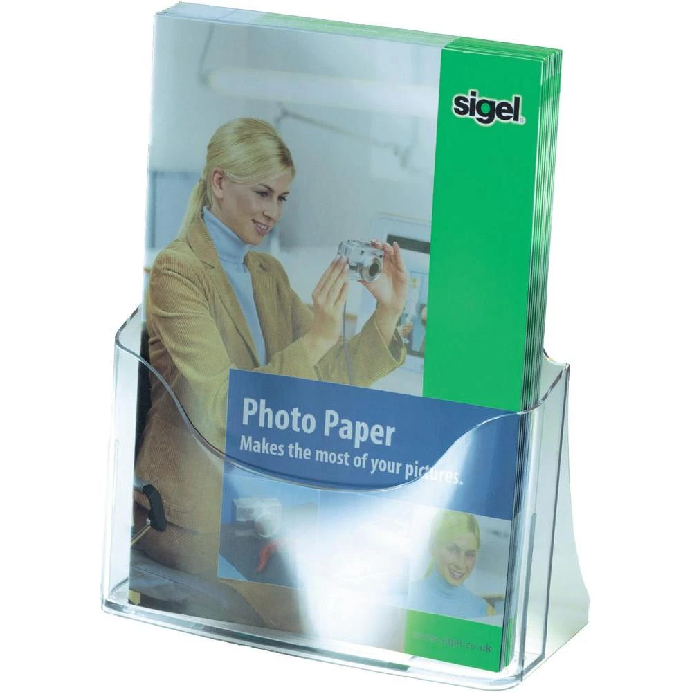 Stolni stalak za letke,1 ladica, A4 Sigel slika