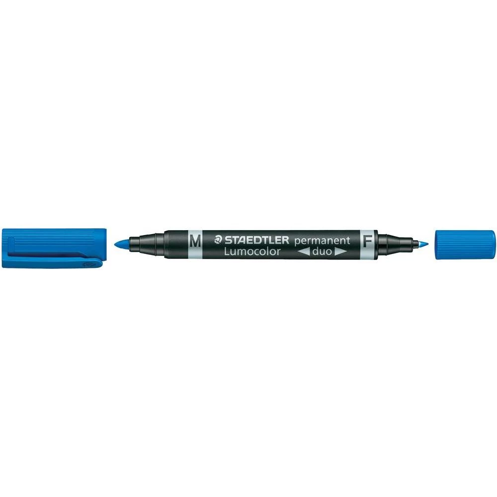 Staedtler trajni flomaster Lumocolor Duo 348-3 širina crte 0,6 mm und 1,5 mm pla slika