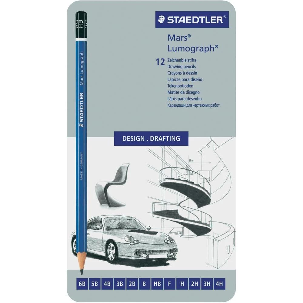 Mars Lumograph olovke 100 G12 Staedtler slika