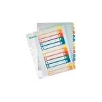 Pregrada Leitz od 1-12, PVC, prednja ploča može biti opremljena sa natpisima 129