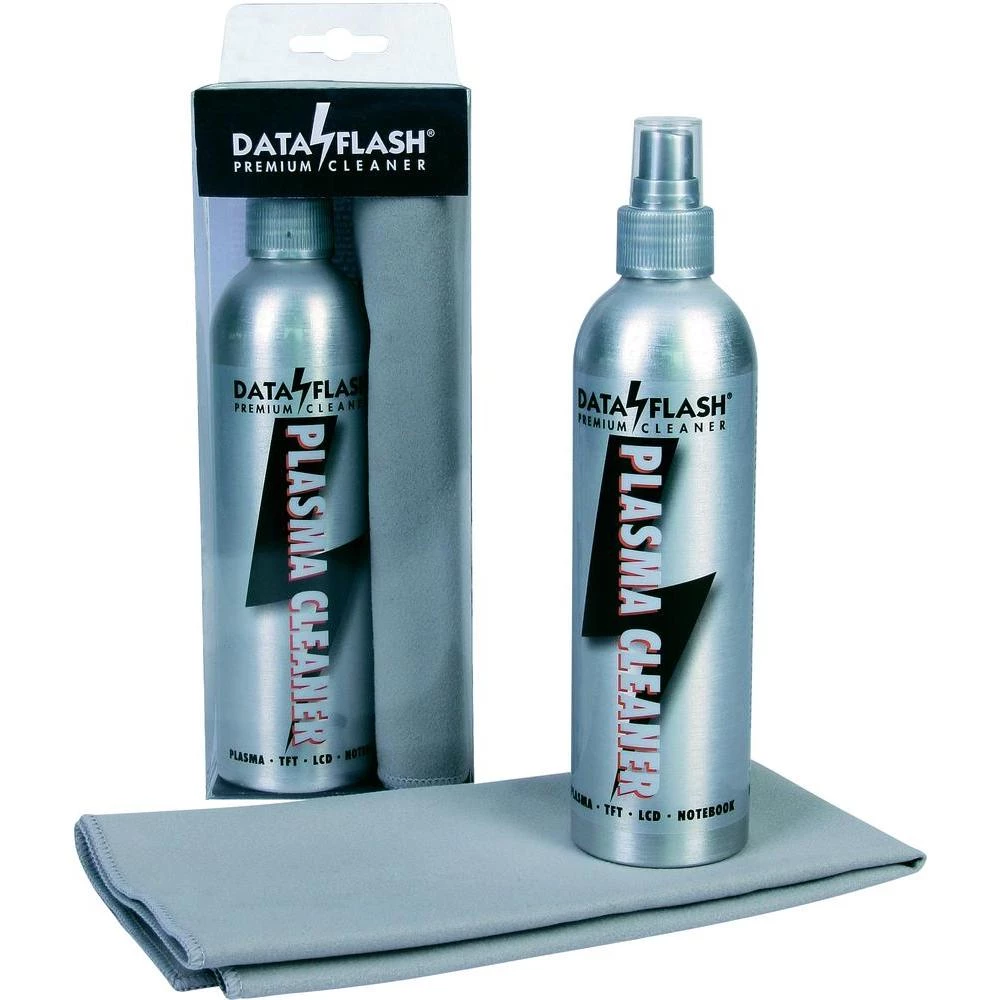 Sredstvo za čišćenje u alu. posudi za plazma zaslone + tkanina od mikrovlakana D slika