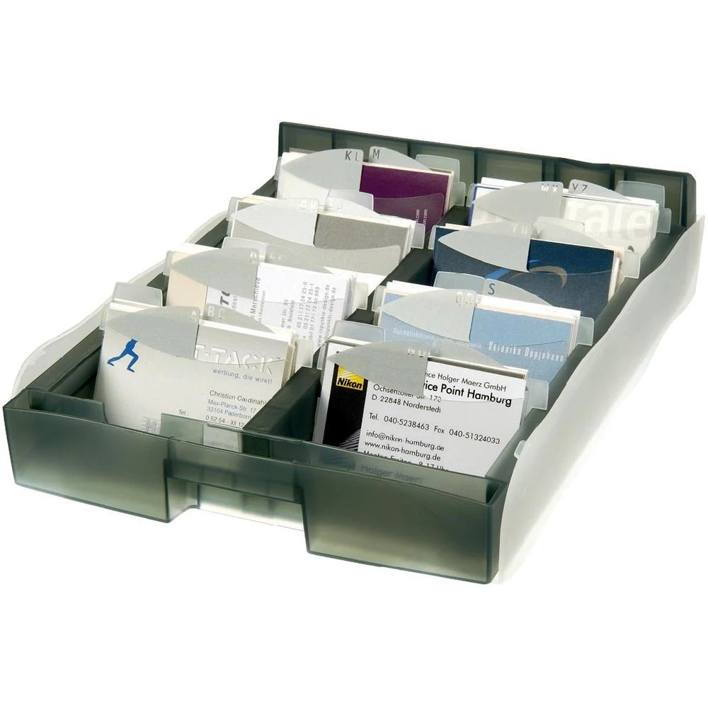 Kutija za posjetnice Croco Duo A8, siva 9987-693 HAN slika