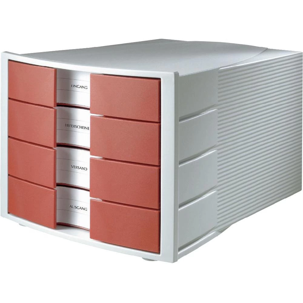 Komoda Impuls, svijetlo siva/crvena 1010-x-17 HAN slika