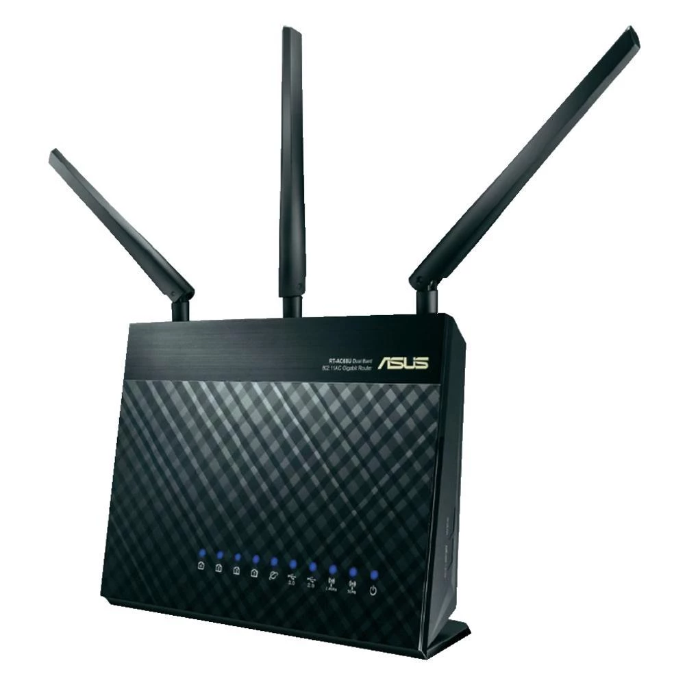 WLAN-Router - usmjerivač 2.4 GHz, 5 GHz 1750 MBit/s Gigabit-LAN Asus RT-AC68U 90 slika