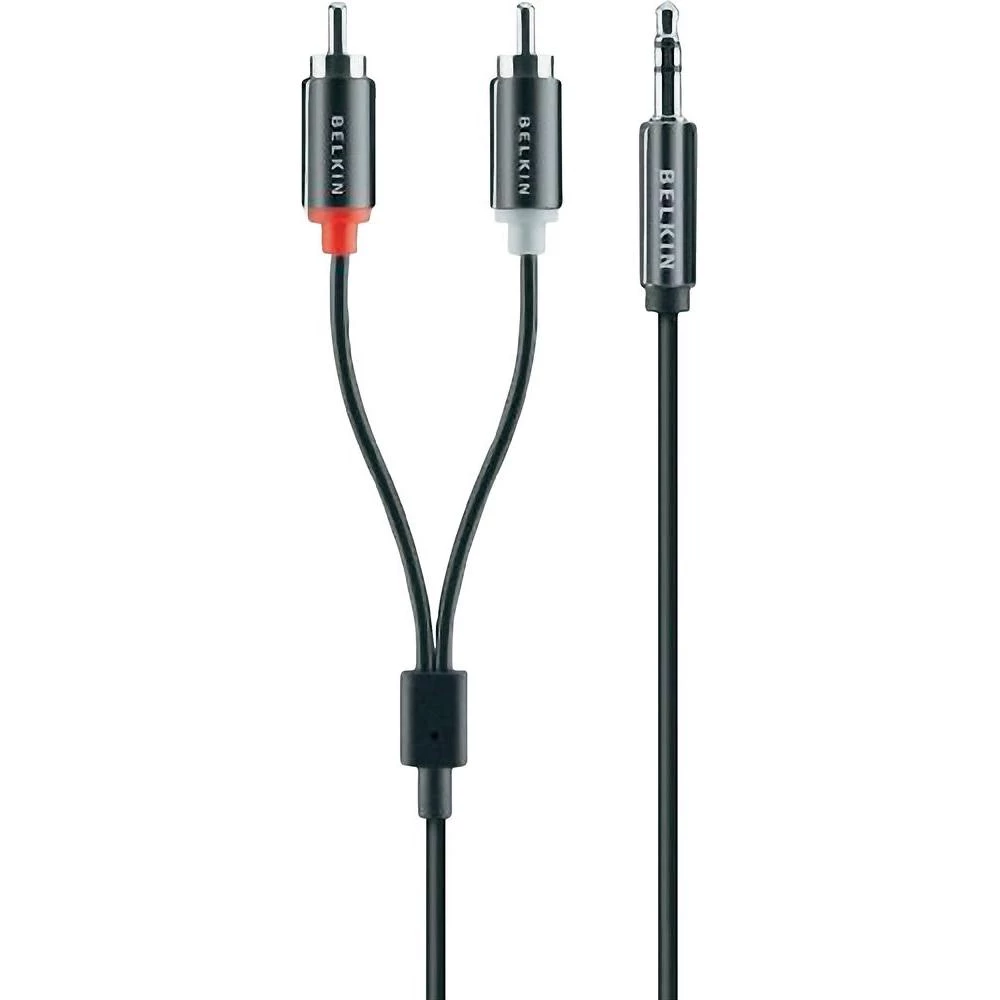 Belkin-Činč/JACK audio priključni kabel [2x činč utikač - 1x JACK utikač 3.5mm] slika