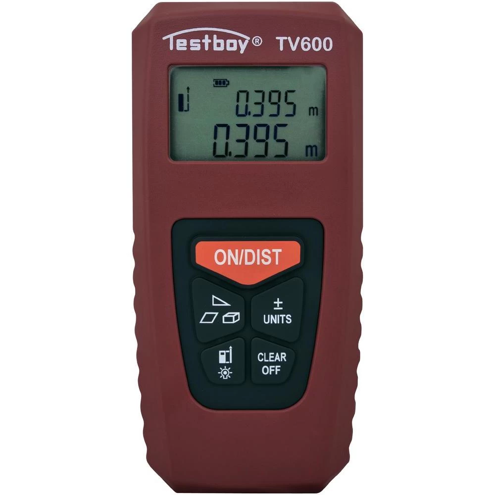 Infracrveni mjerač udaljenosti Testboy TV 600, mjerilno podr slika