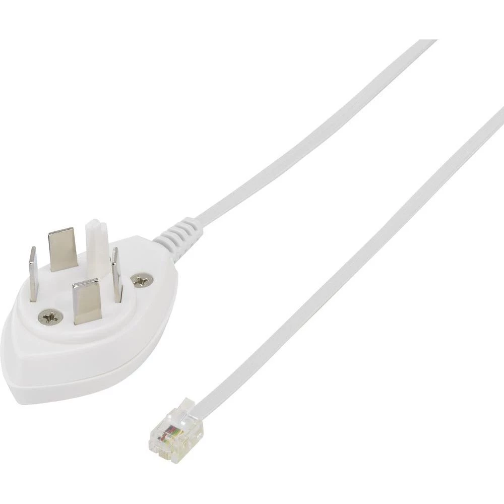 Telefonski (analogni) priključni kabel [1x TAE-U utikač - 1x RJ11 utikač 6p4c] 3 slika