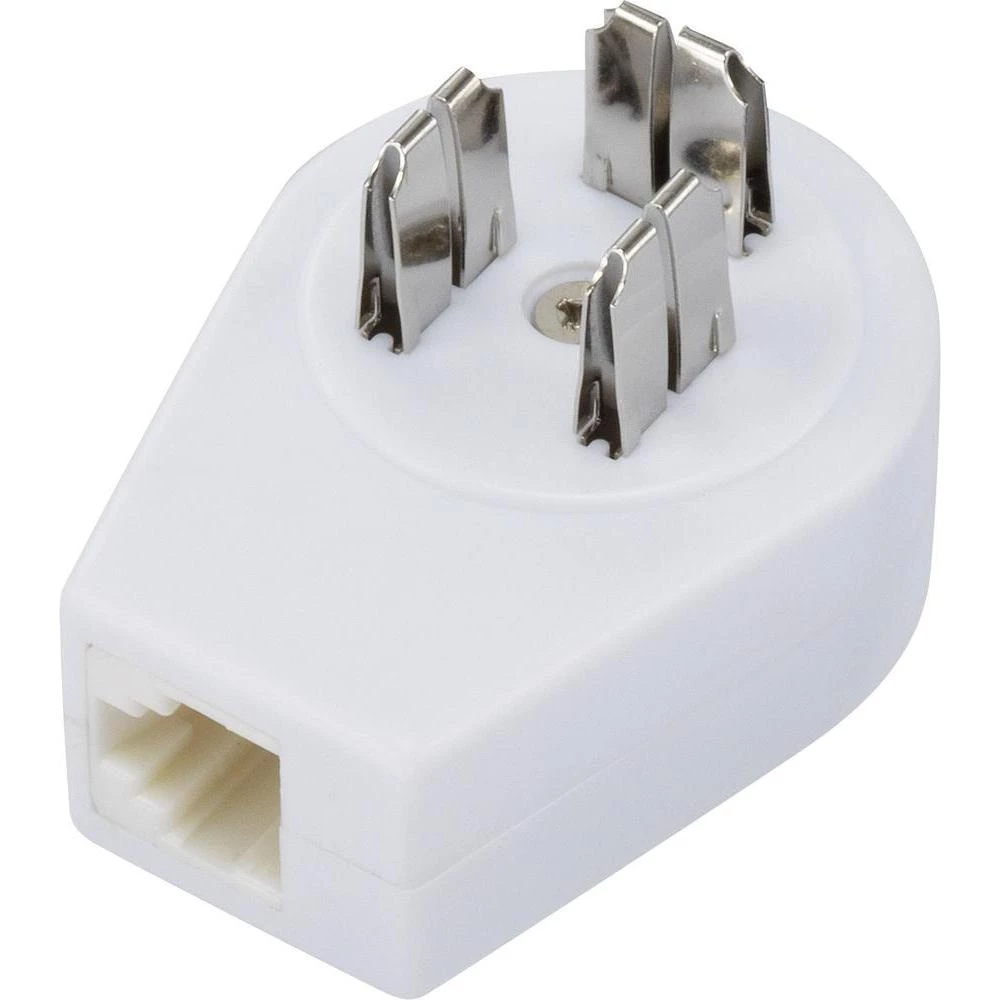 Telefonski (analogni) adapter [1x telefonska utikač Danska - 1x RJ11 utikač 6p4c slika