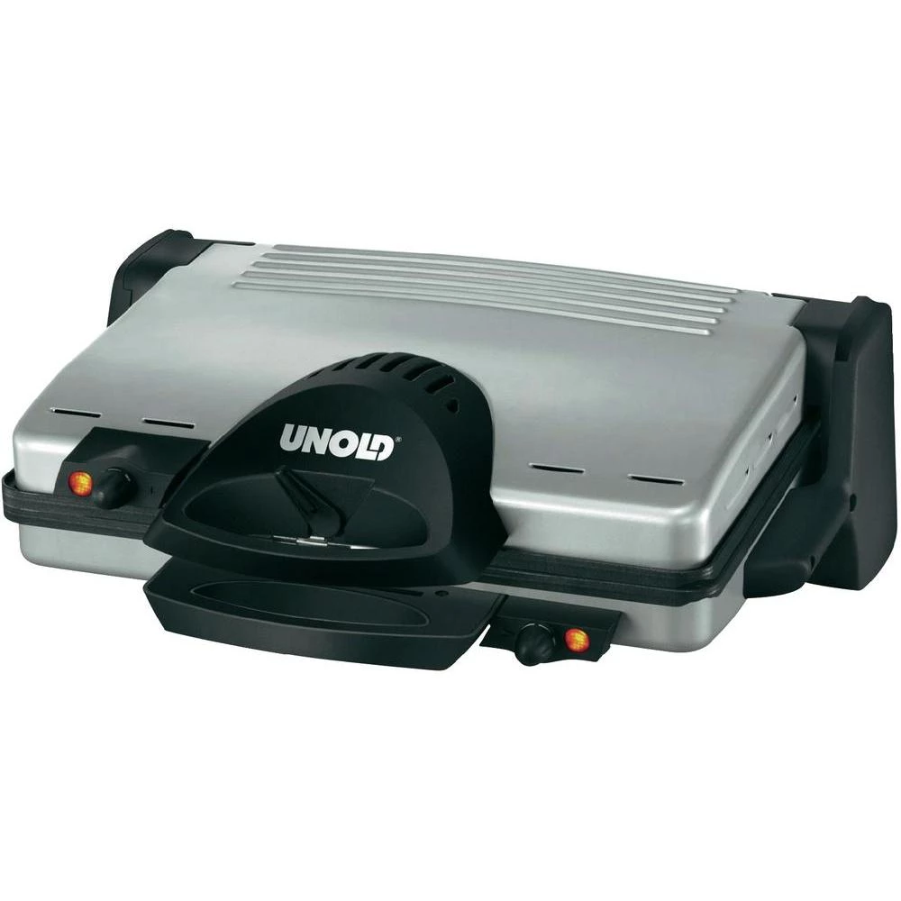 Električni kontaktni roštilj Unold 8555 s ručnim podešavanjem temperature, nehrđ slika