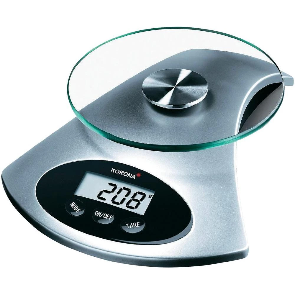 Kuhinjska vage Korona Sandy, 5826120, staklo i srebrna boja 76120 slika