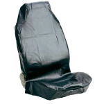 Zaštitna navlaka sjedala za radionicu, umjetna koža, crna