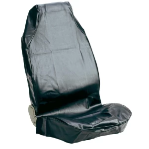 Zaštitna navlaka sjedala za radionicu, umjetna koža, crna slika