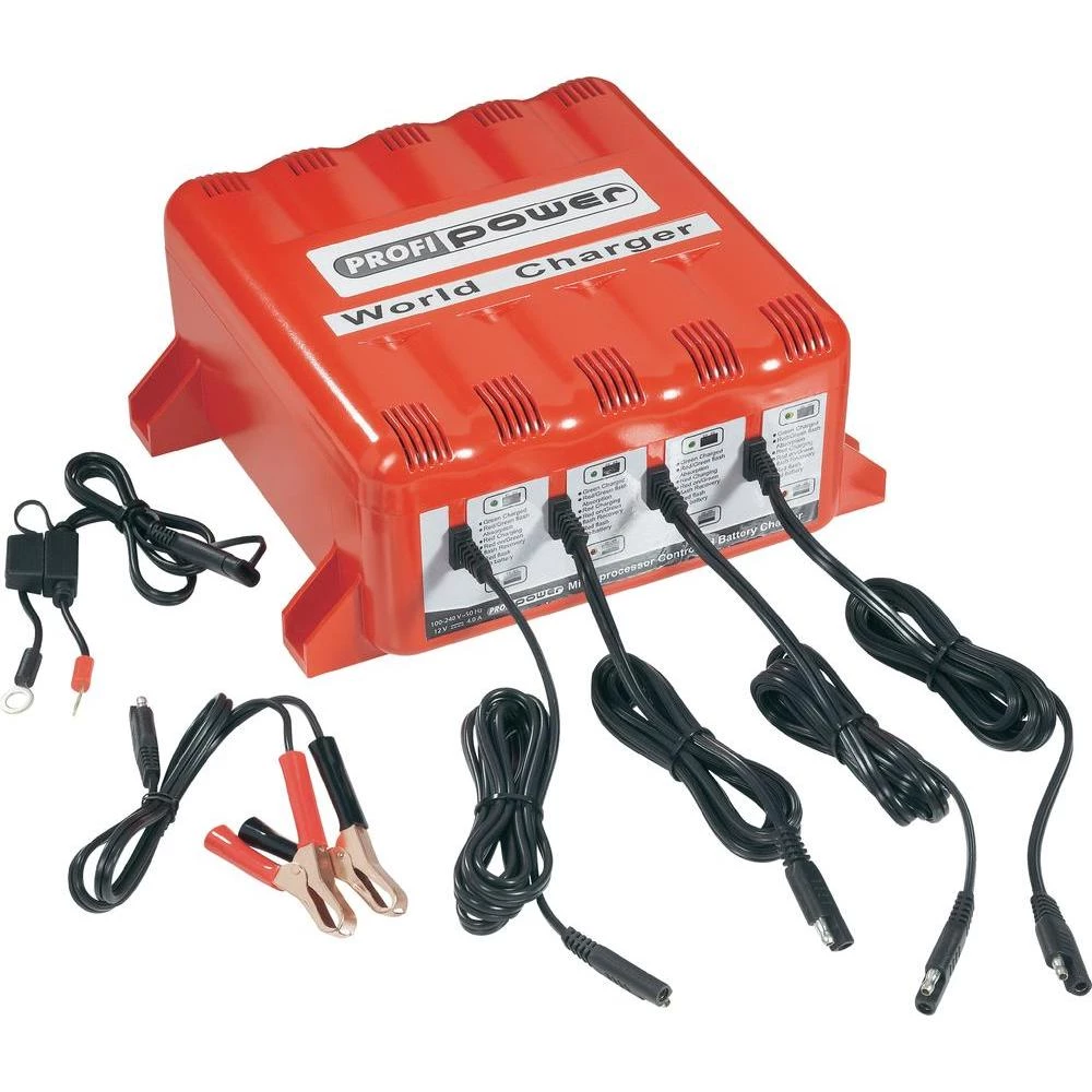 Automatski uređaj za punjenje Profi Power, za istovremeno punjenje 4 akumulatora slika