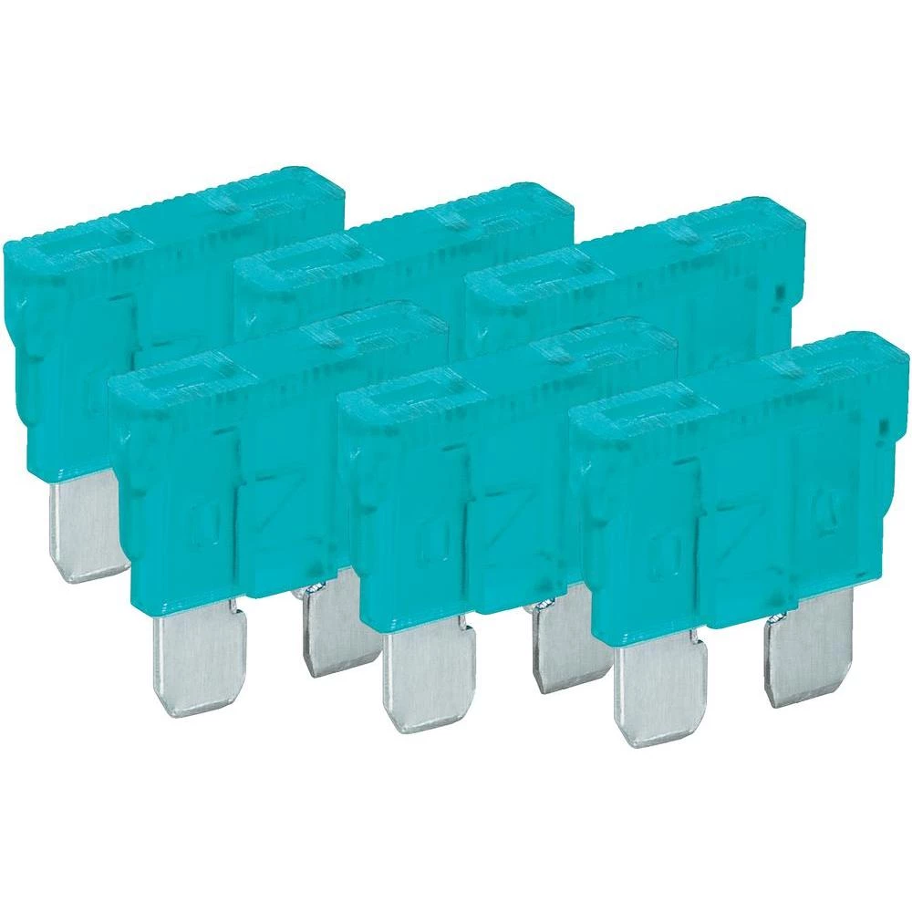 Standardni plosnati osigurač Wentronic, 15 A, 6 komada 20383 slika